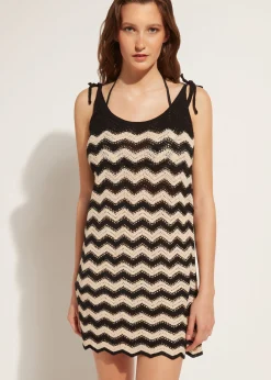 Robe En Crochet Avec Motif Chevrons