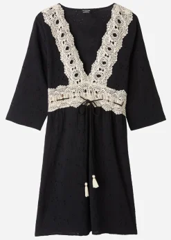 Robe En Dentelle Anglaise Avec Paillettes