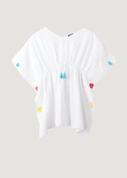 Robe Kaftan Fille Avec Pompons