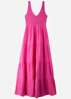 Robe Longue Avec Jupe A Volants